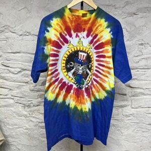 NWOT Grateful Dead Band T Shirt 1992 Ripple Junction Vtg Tie Dye Save Your Face